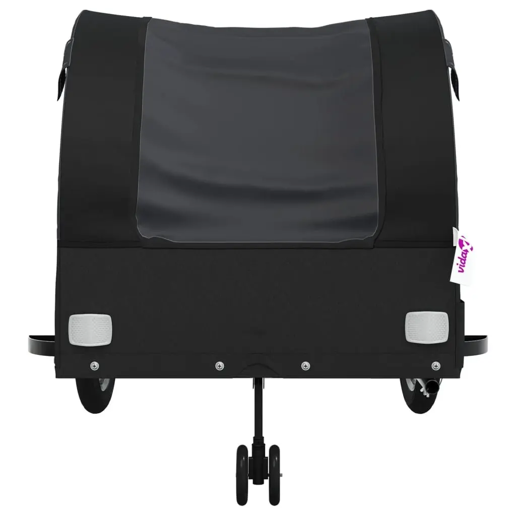 Black Bike Trailer for Cargo Hauling
