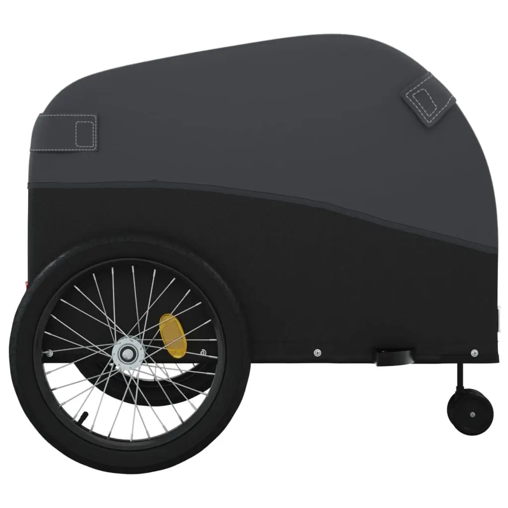 Black Bike Trailer for Cargo Hauling