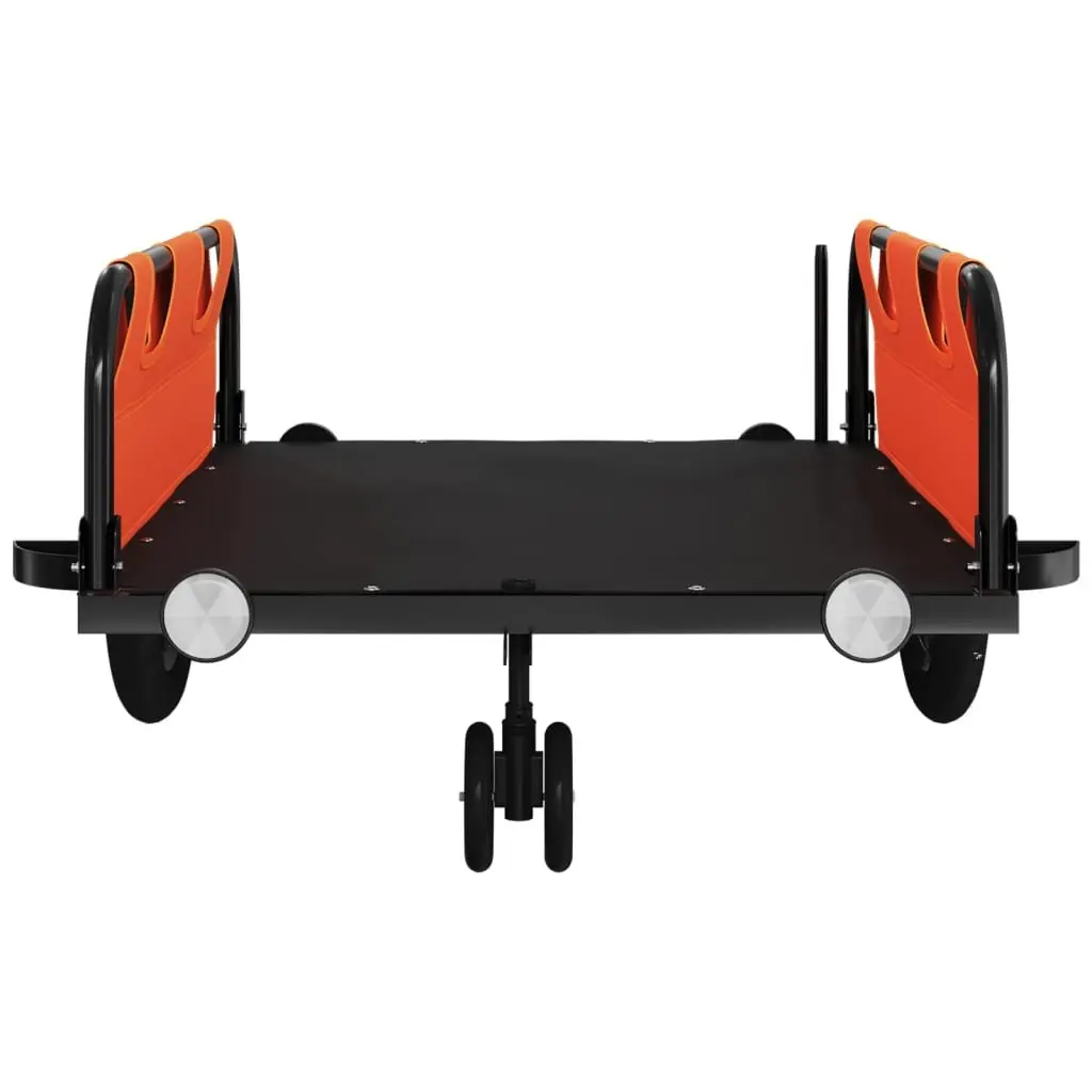 Bicycle Cargo Trailer in Orange