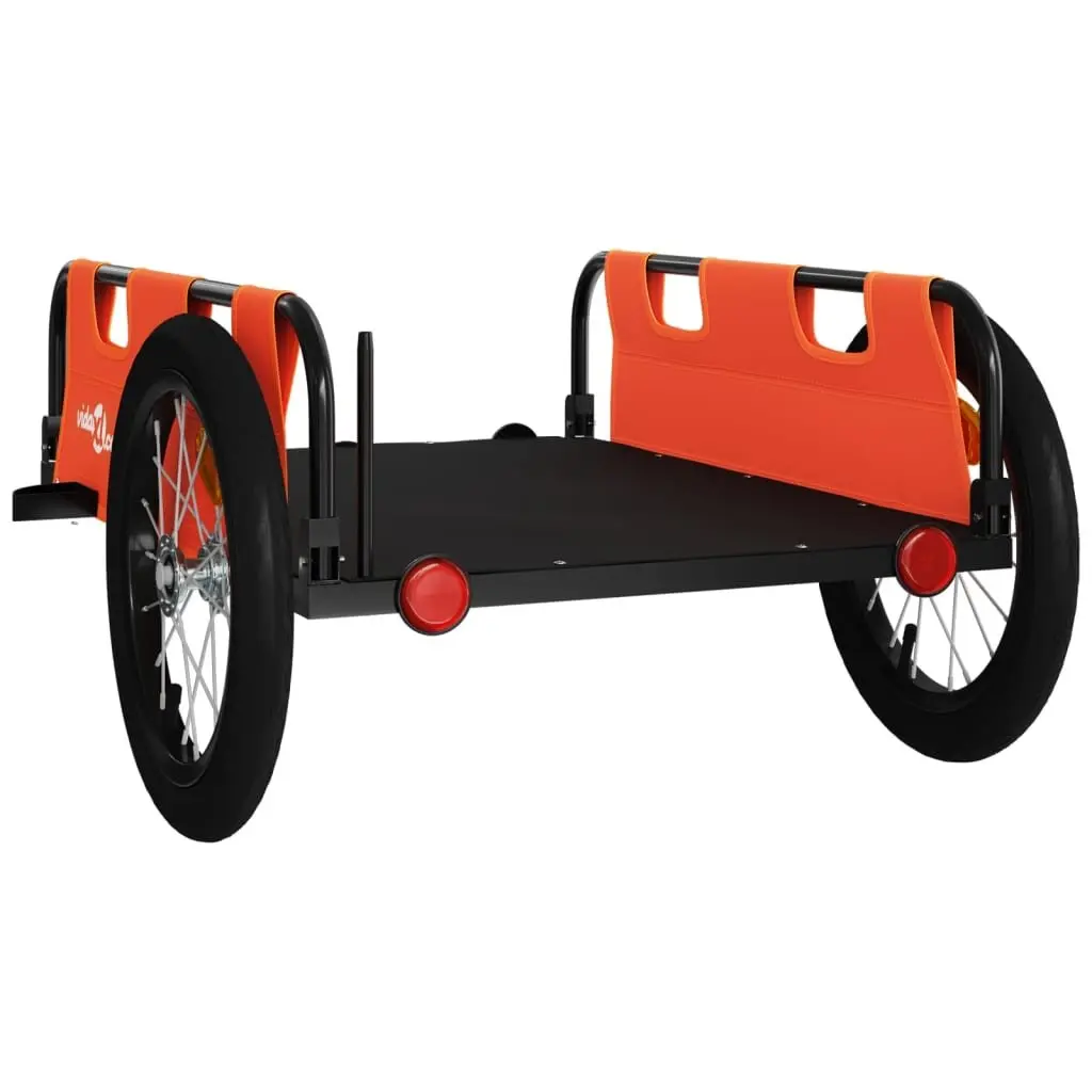 Bicycle Cargo Trailer in Orange