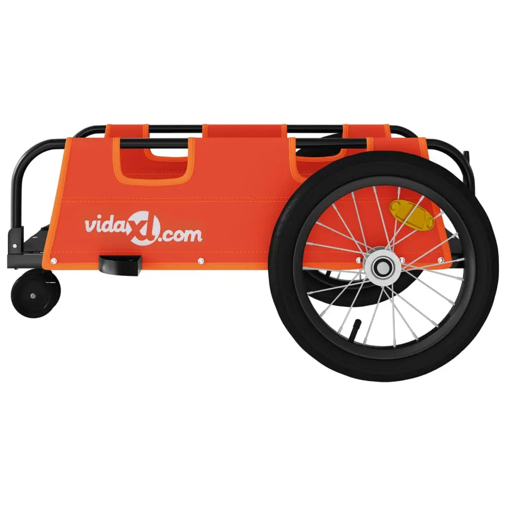 Bicycle Cargo Trailer in Orange