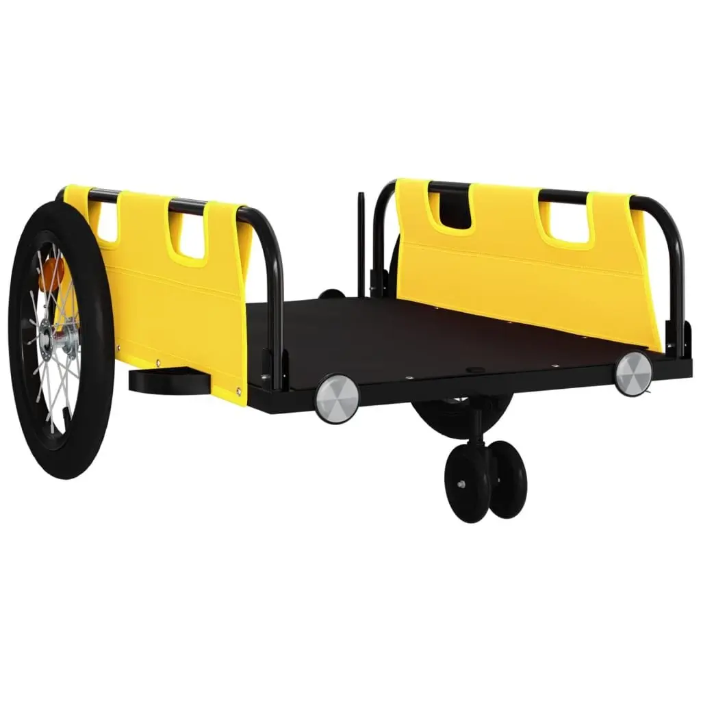 Yellow Bicycle Trailer for Cargo
