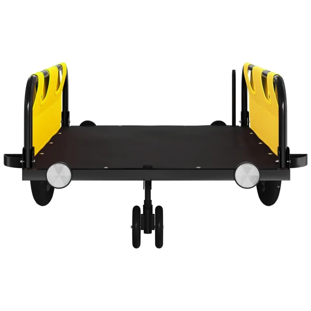 Yellow Bicycle Trailer for Cargo