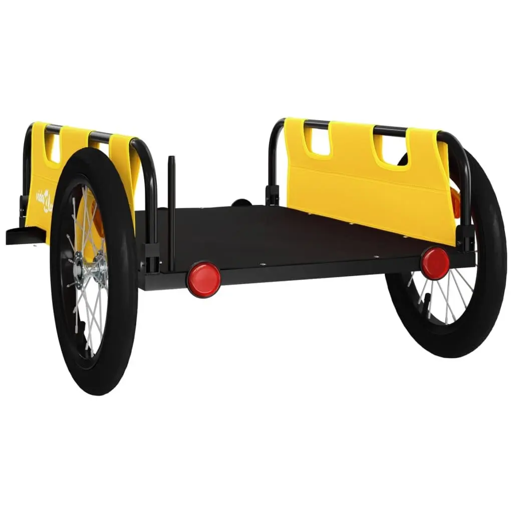 Yellow Bicycle Trailer for Cargo