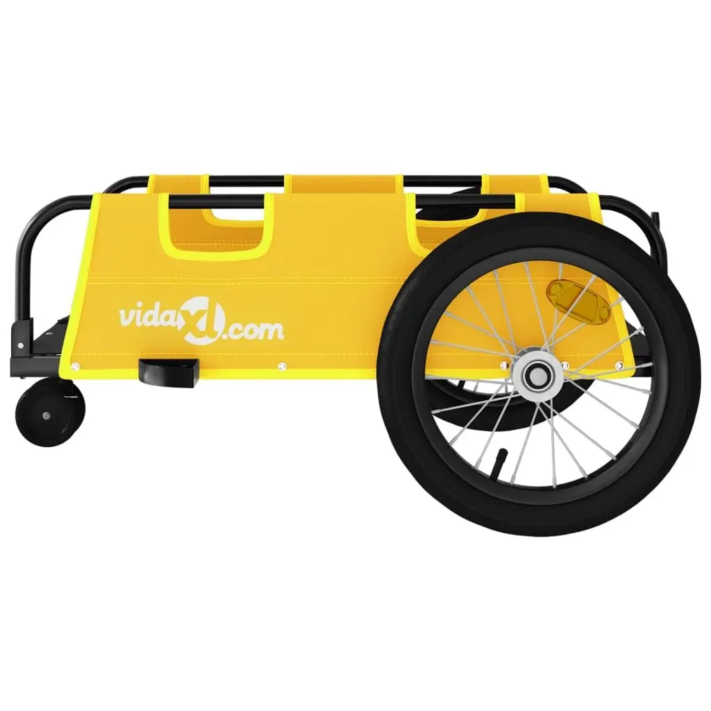 Yellow Bicycle Trailer for Cargo