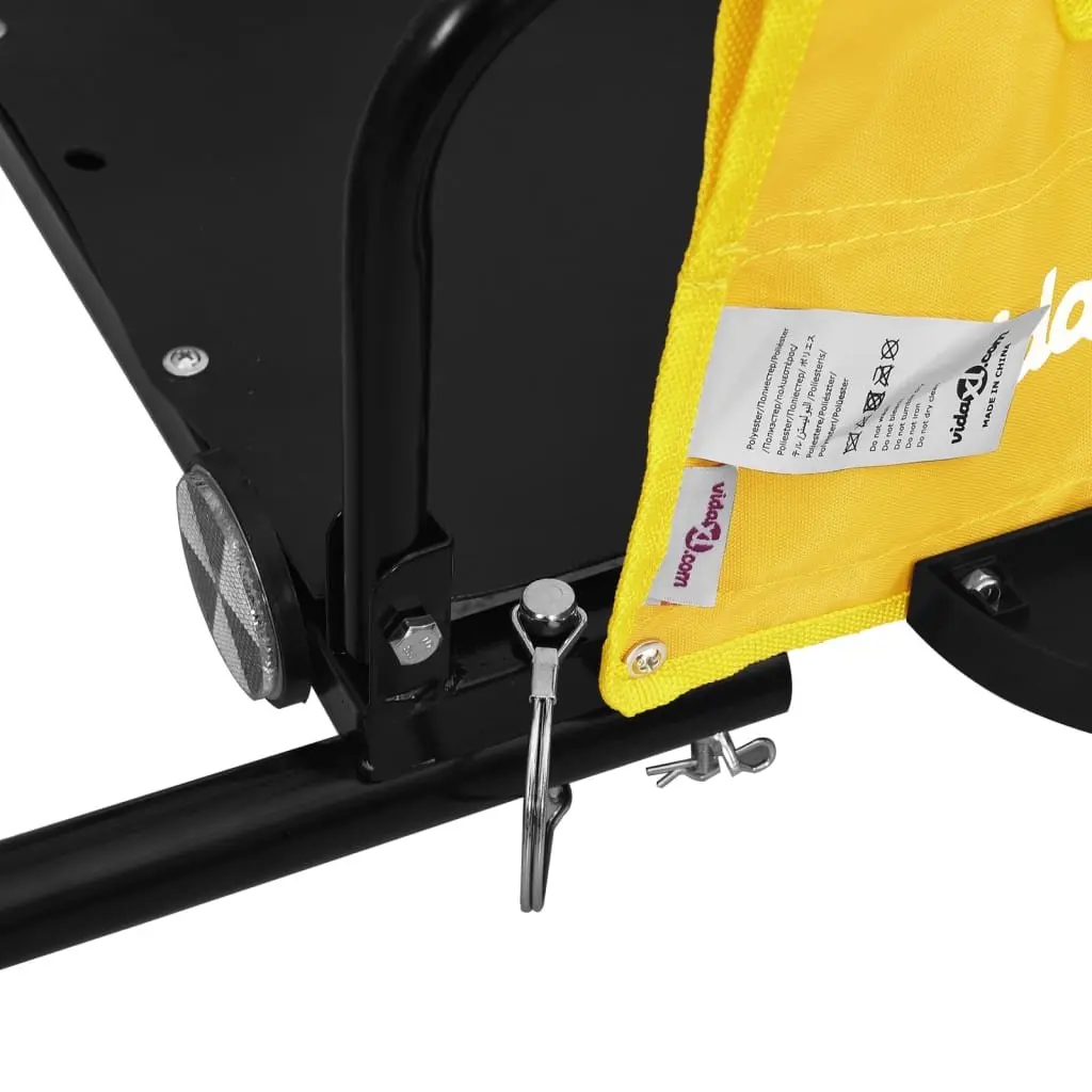 Yellow Bicycle Trailer for Cargo