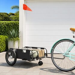 Friendly Black Bike Trailer for Your Cargo Needs