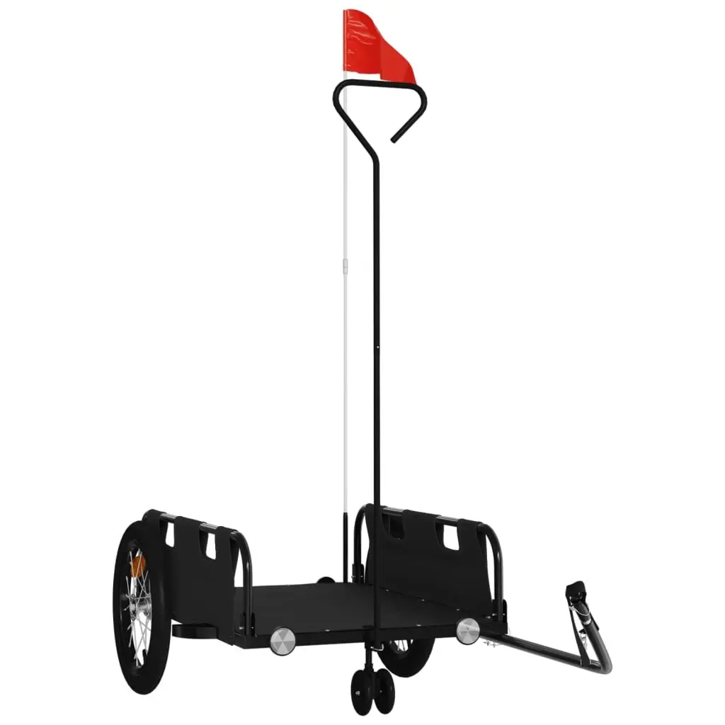 Bike Trailer Sturdy Construction Durable Oxford Fabric Large Capacity Iron Frame