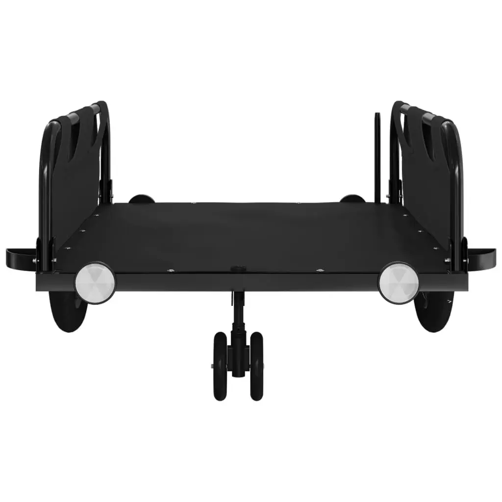 Bike Trailer Sturdy Construction Durable Oxford Fabric Large Capacity Iron Frame