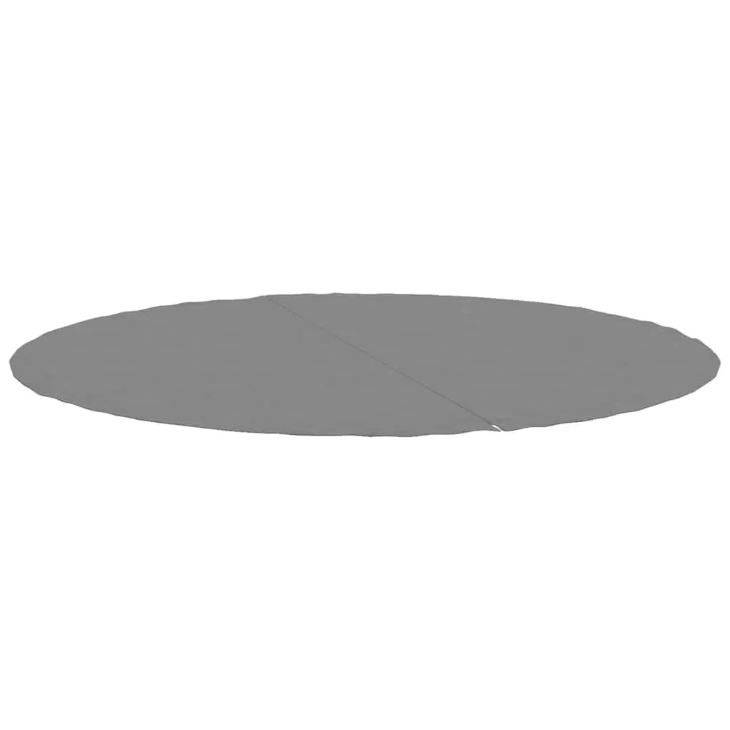 Pool Ground Cloth Light Grey Ø244cm Polyester Geotextile Protective Liner