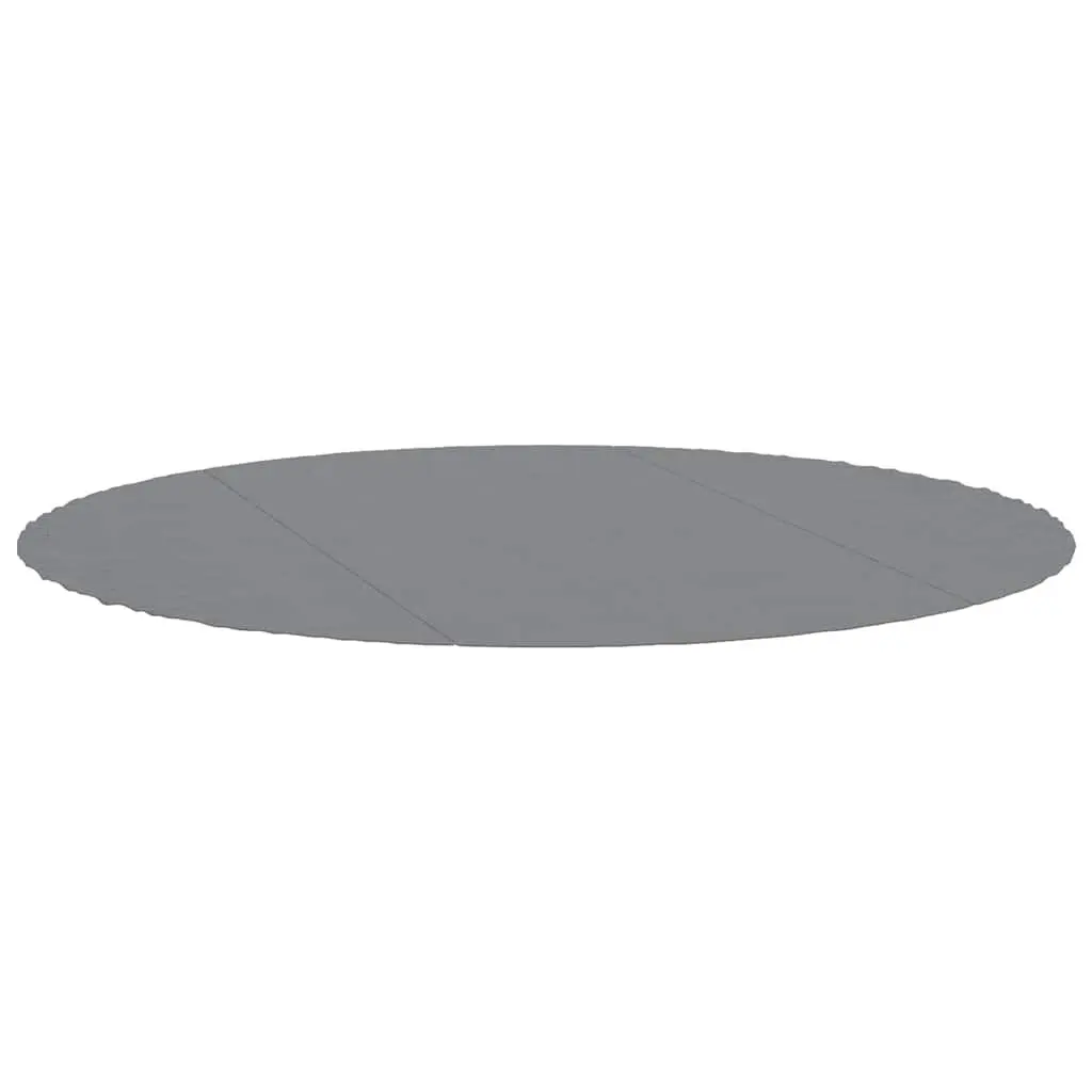 Pool Ground Cloth Round Protective Geotextile Underlay Mat Light Grey 306cm