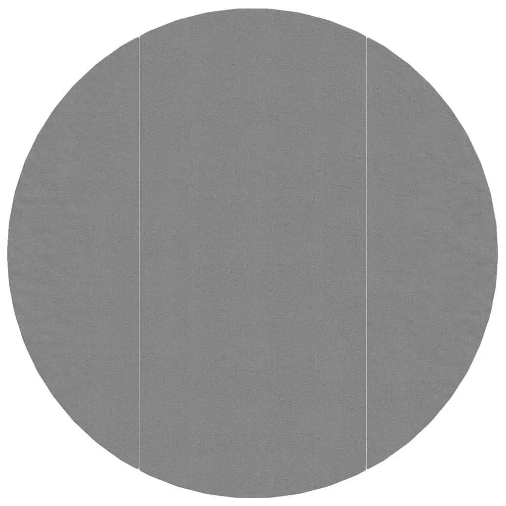 Pool Ground Cloth Round Protective Geotextile Underlay Mat Light Grey 306cm