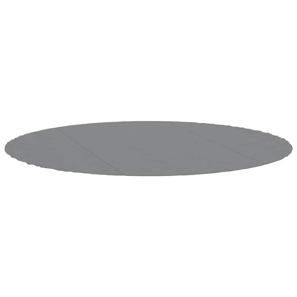Pool Ground Cloth Light Grey Ø366 cm Polyester Geotextile Protective Liner Mat