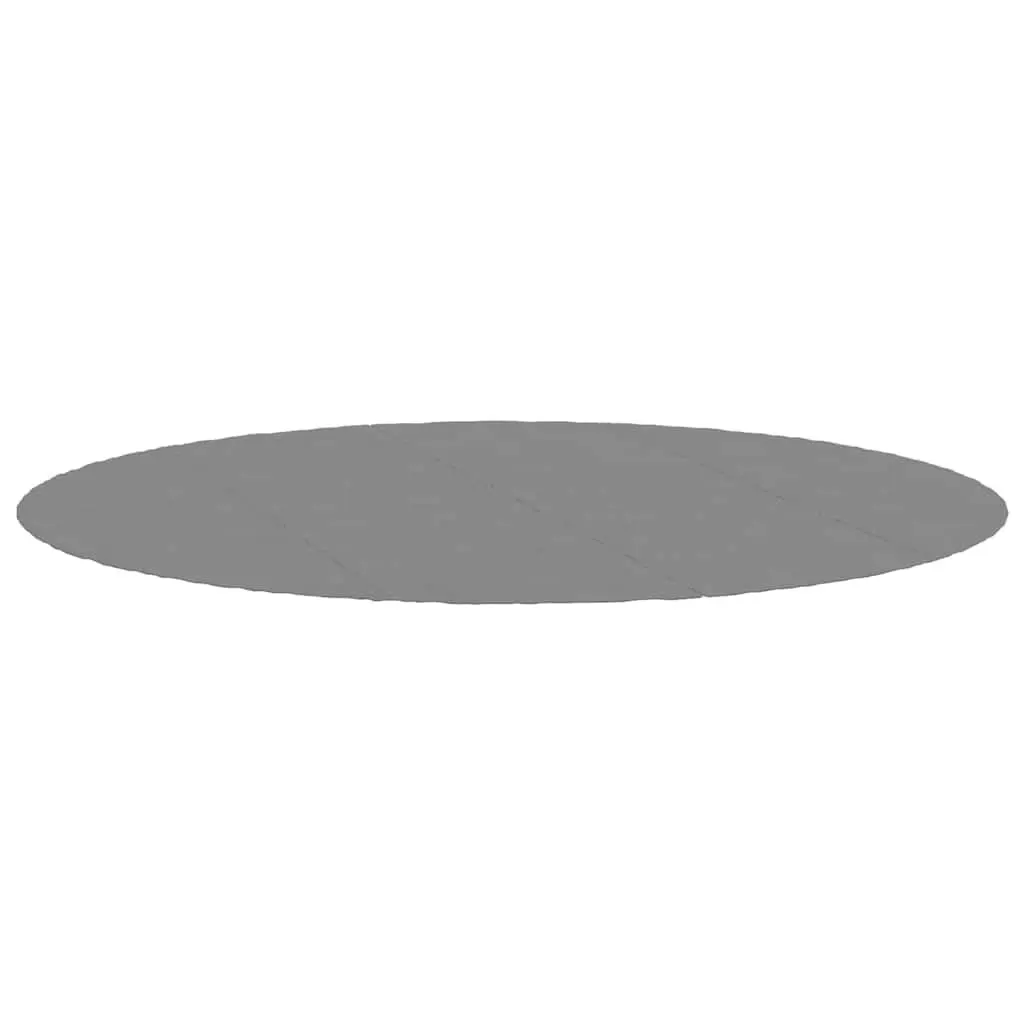 Pool Ground Cloth Light Grey Circular Ø500 cm Polyester Geotextile Protector 4 Piece
