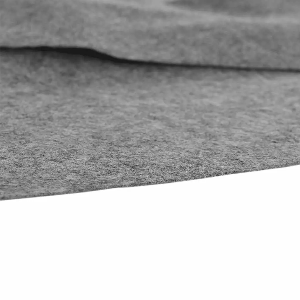Pool Ground Cloth Light Grey Circular Ø500 cm Polyester Geotextile Protector 4 Piece