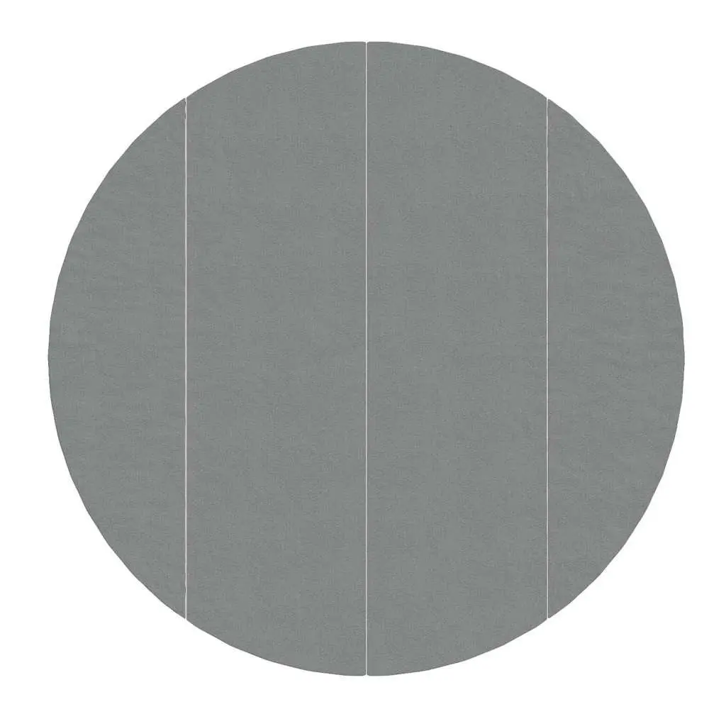 Pool Ground Cloth Light Grey Round Ø458 cm Polyester Geotextile Protective Liner