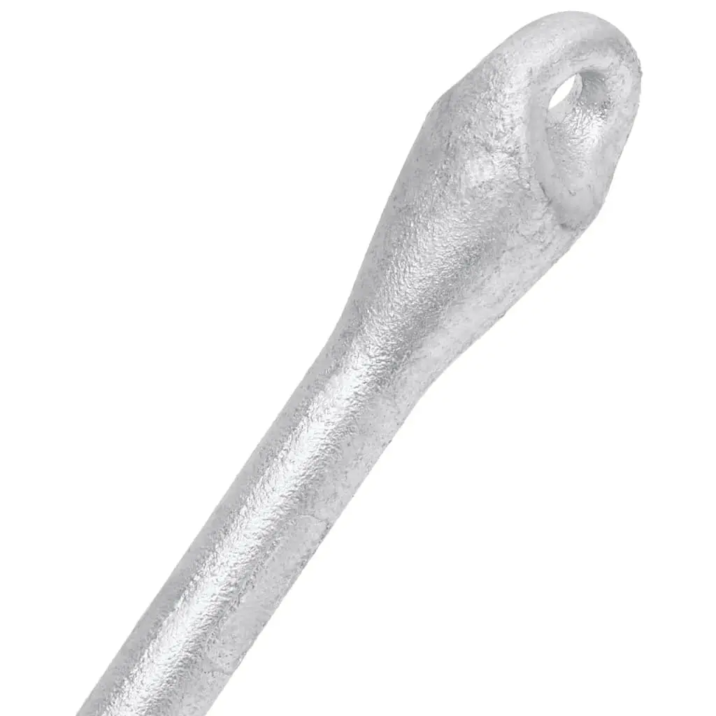 Folding Anchor 4kg Silver Cast Iron 4-Claw