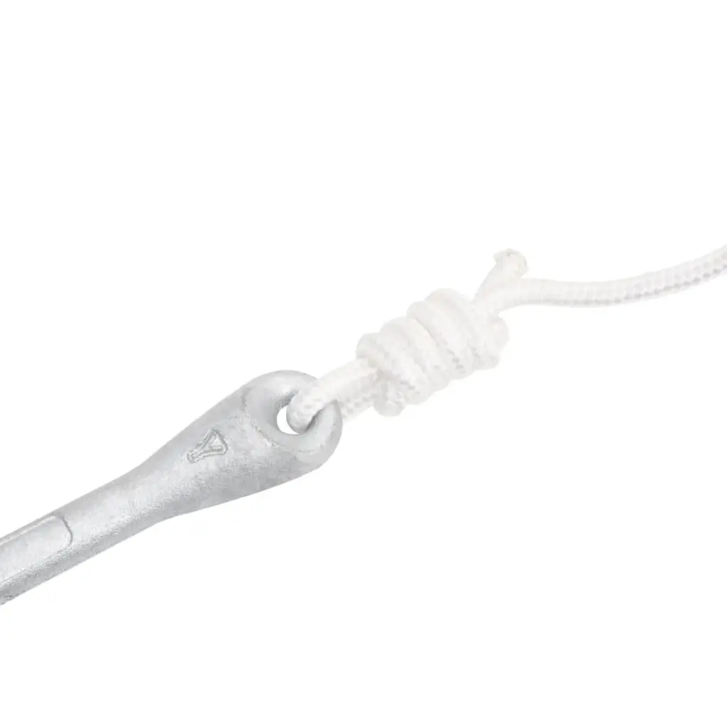 Folding Anchor 4-Claw Grapnel 1.5kg Silver