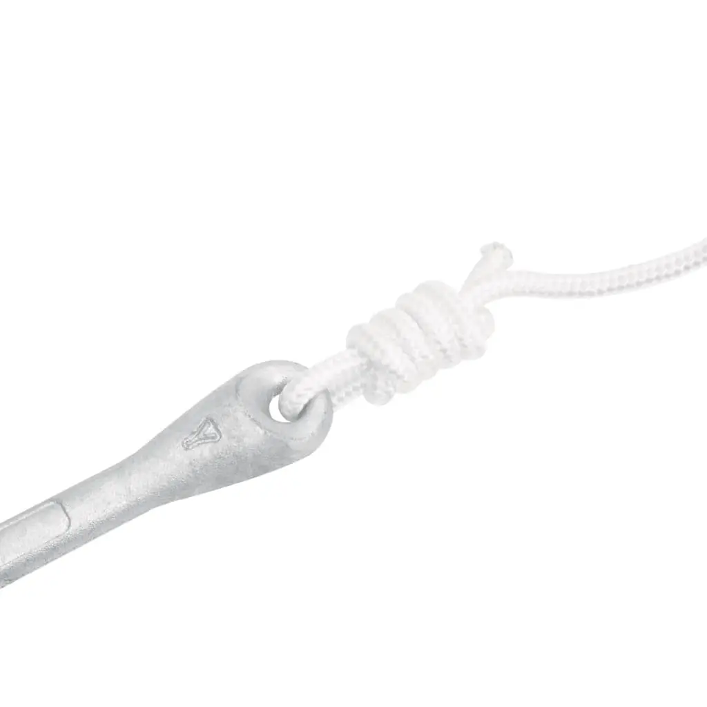 Folding Anchor 4-Claw Grapnel 2.5 kg Silver