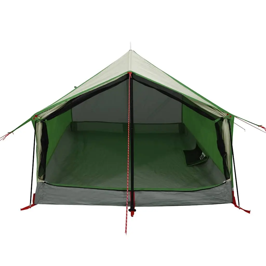 Camping Tent 2-Person Green Waterproof Taped Seams Mesh Ventilation