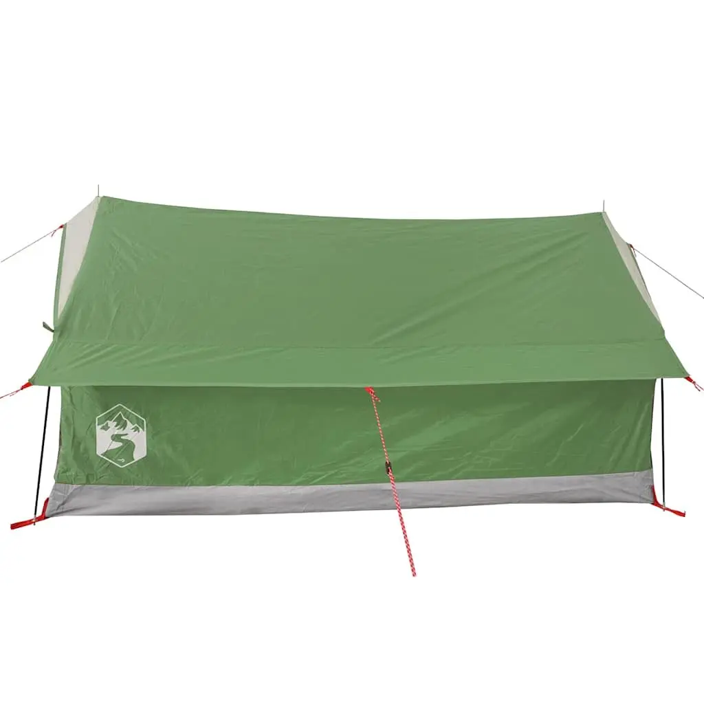 Camping Tent 2-Person Green Waterproof Taped Seams Mesh Ventilation