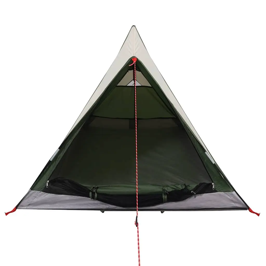 2-Person Camping Tent Green Waterproof Mosquito Protection Easy Setup Portable