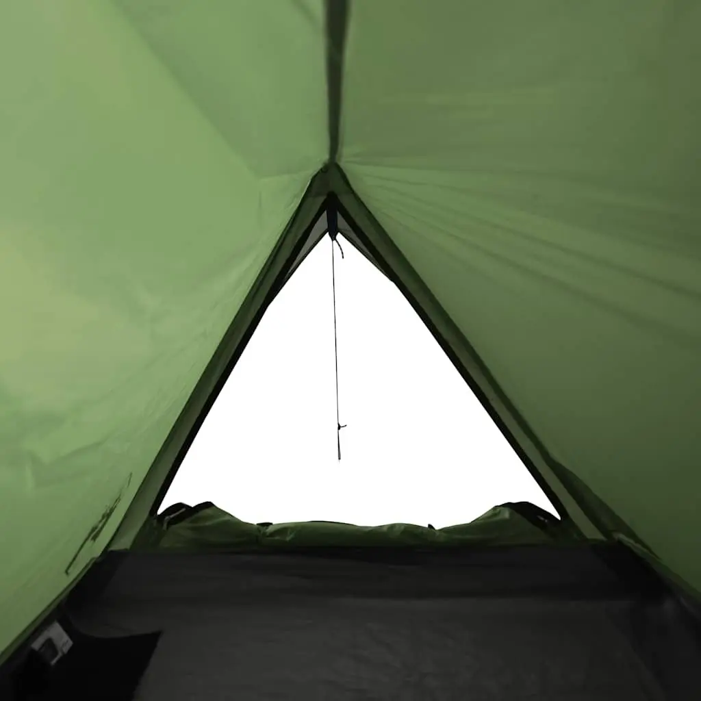 2-Person Camping Tent Green Waterproof Mosquito Protection Easy Setup Portable