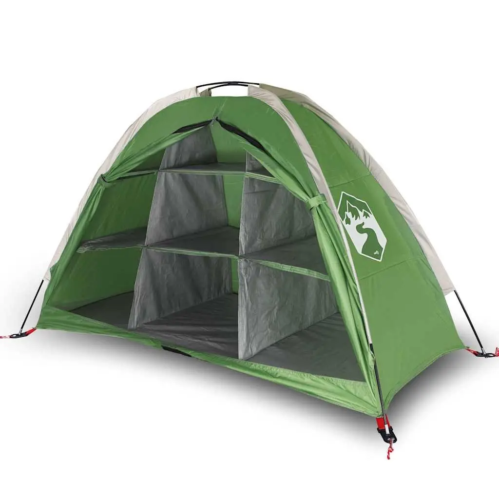 Storage Tent Waterproof Green 9 Compartment Lightweight Camping Organizer