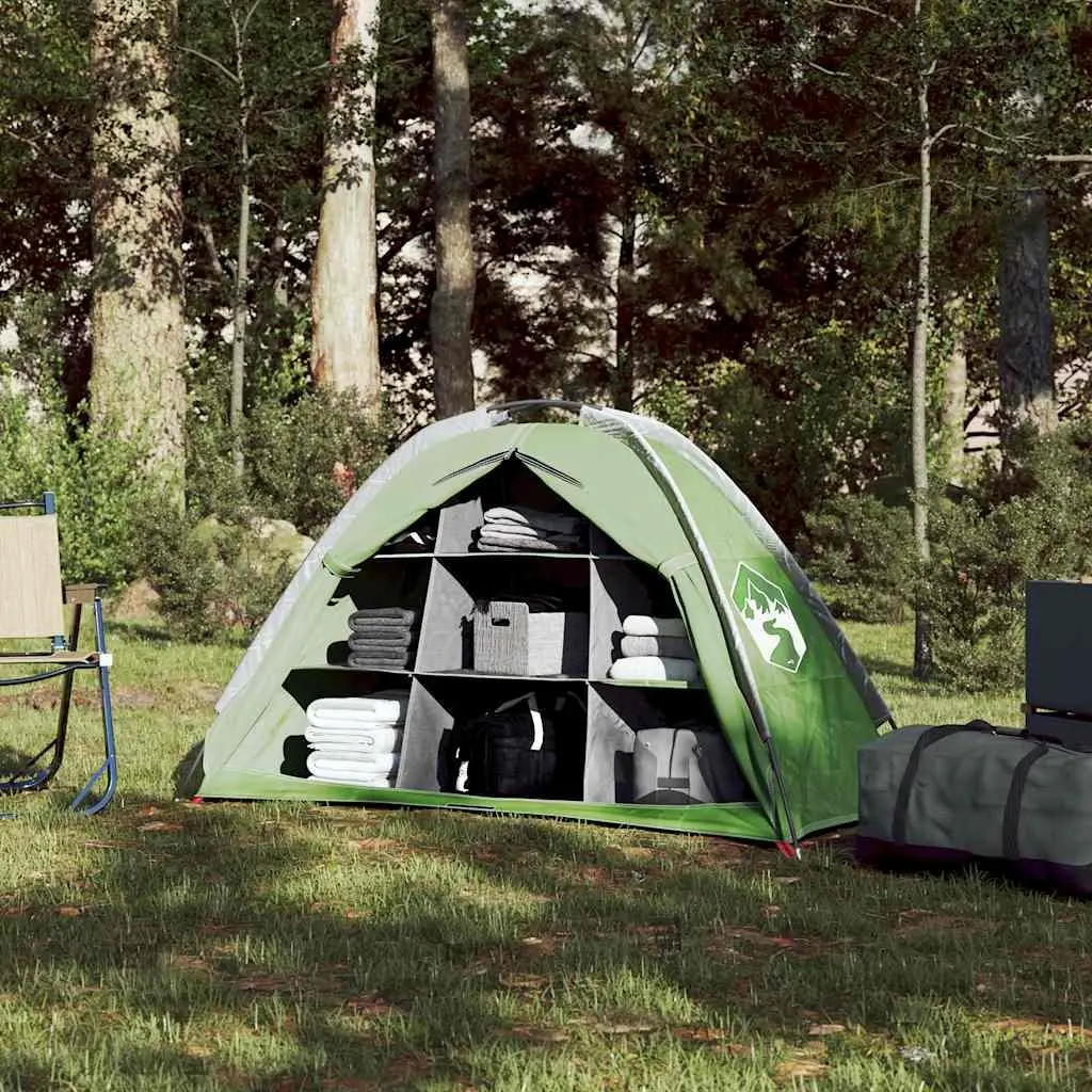 Storage Tent Waterproof Green 9 Compartment Lightweight Camping Organizer