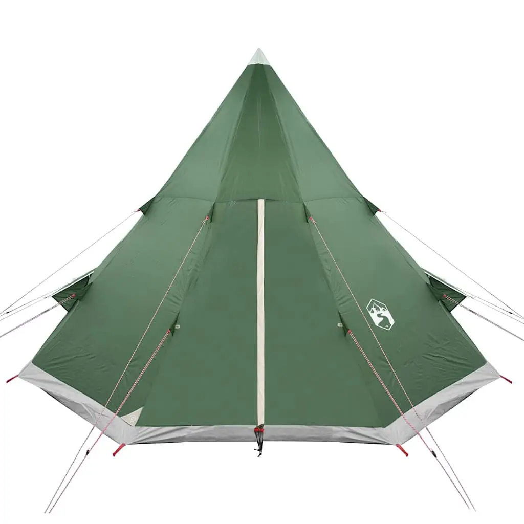 Camping Tent Waterproof 4-Person Tipi Green Portable