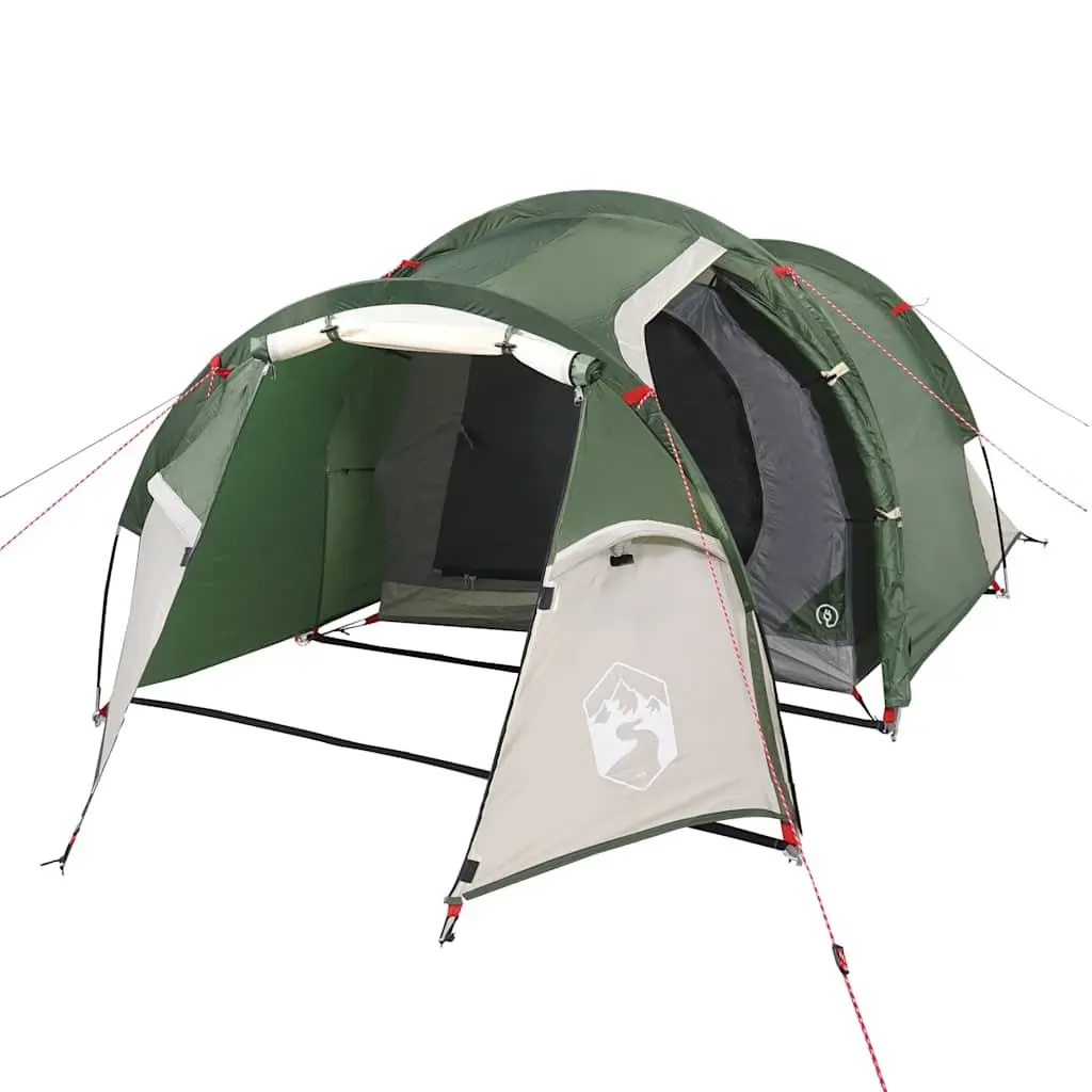 Camping Tent Tunnel Waterproof 2-Person Green
