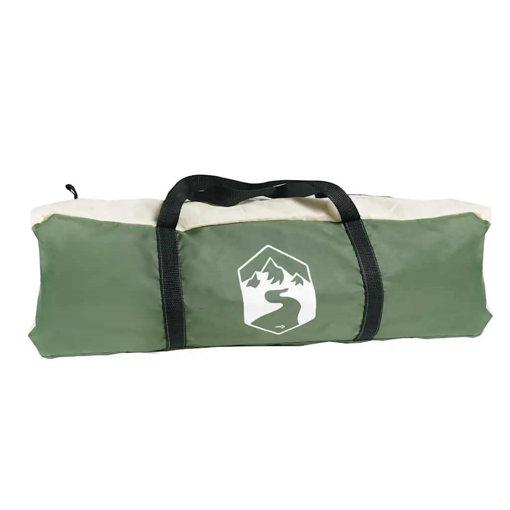 4 Person Portable Green Waterproof Camping Tent with Mosquito Mesh and Ventilation