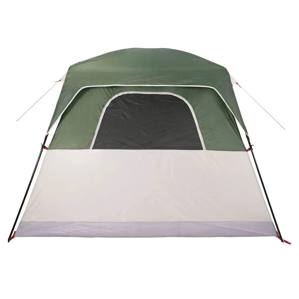 4 Person Portable Green Waterproof Camping Tent with Mosquito Mesh and Ventilation