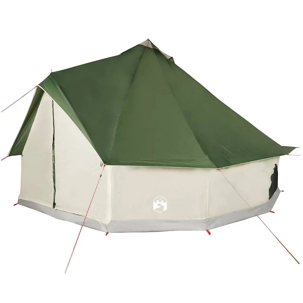 Camping Tent Tipi Waterproof 6 Person Green Portable Outdoor Shelter