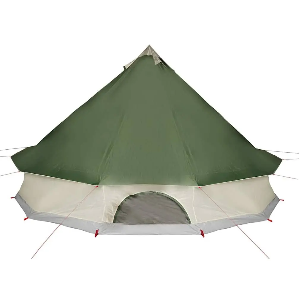 Camping Tent Tipi Waterproof 6 Person Green Portable Outdoor Shelter