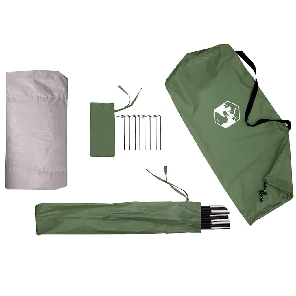 Storage Tent Waterproof Green Easy Setup Fibreglass Poles