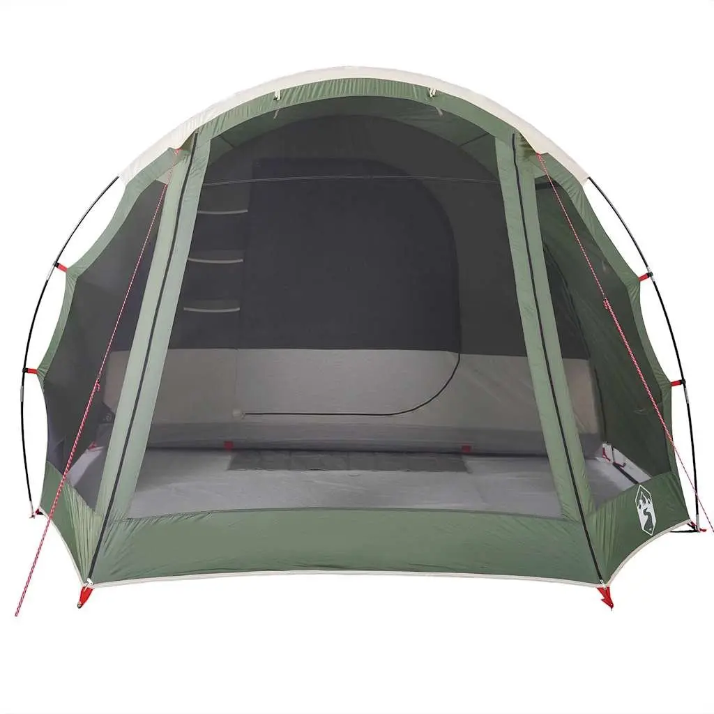Family Tunnel Tent Waterproof Green 8-Person Easy Setup