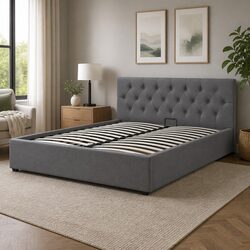 Your Perfect Double Gas Lift Bed with Tufted Style