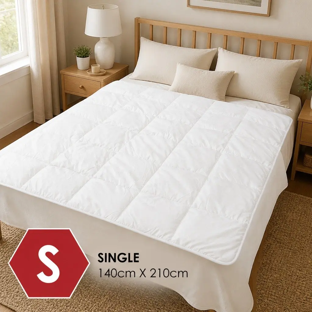 Single Quilt 260GSM Silk Touch Lightweight Breathable Anti-bacterial
