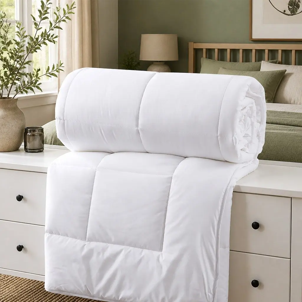 Single Quilt 260GSM Silk Touch Lightweight Breathable Anti-bacterial