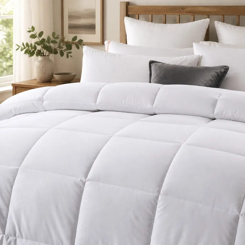 Single Quilt 260GSM Silk Touch Lightweight Breathable Anti-bacterial