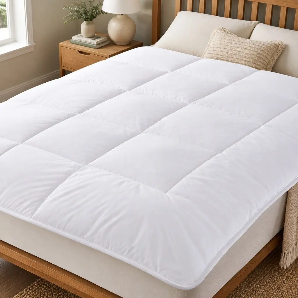 Double Quilt Eco-Silk Touch 260GSM Lightweight Breathable Bedding Comforter