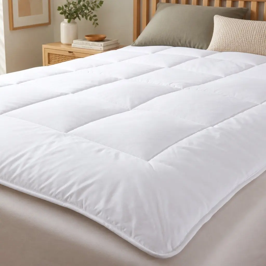 Super King Quilt Lightweight Breathable Cotton Microfibre Silk Fill 240x270cm
