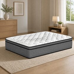 5-Zone Euro Top Double Mattress for a Cozy Bedroom