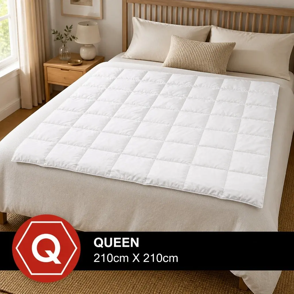 Bamboo Blend Quilt Moisture-Wicking Queen Size 250GSM Breathable Bedding Doona