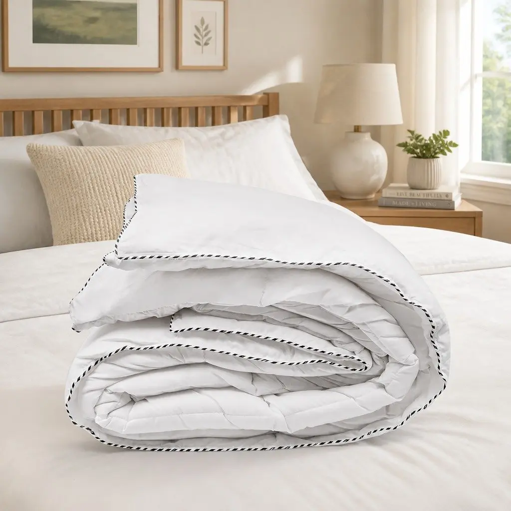 Bamboo Blend Quilt Moisture-Wicking Queen Size 250GSM Breathable Bedding Doona