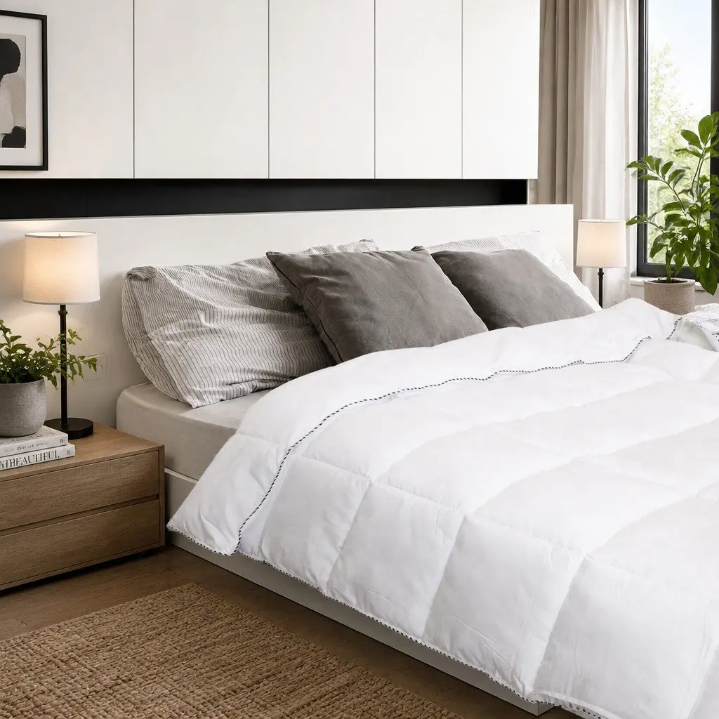 Bamboo Blend Quilt Lightweight King Size 250GSM Breathable Doona Bedding