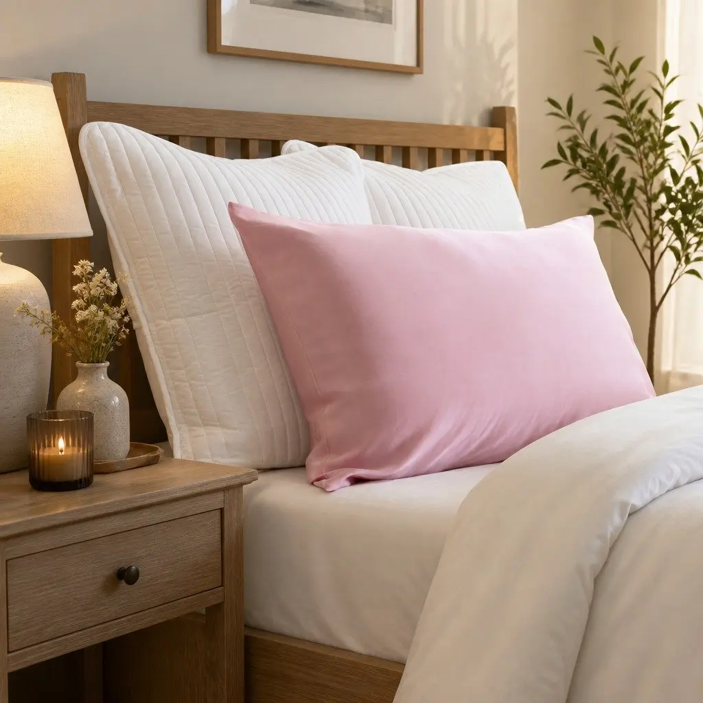 Comfort of a Silk Pillowcase in Lilac