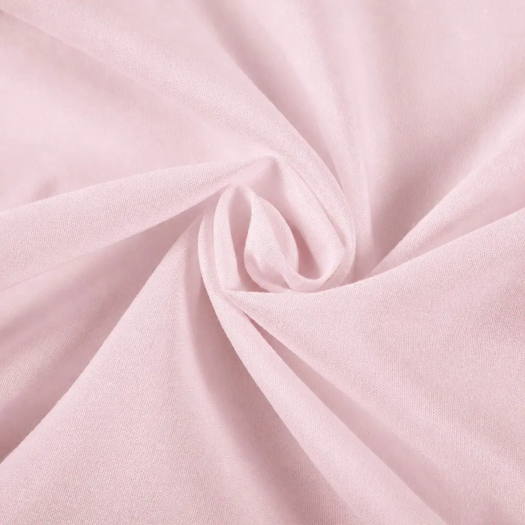 King Sheet Set 1200TC Ultrasoft Satin Microfibre 4 Piece Deep Pocket Soft Pink