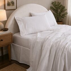 Friendly King Cotton Sheet Set - Vintage Wash Comfort